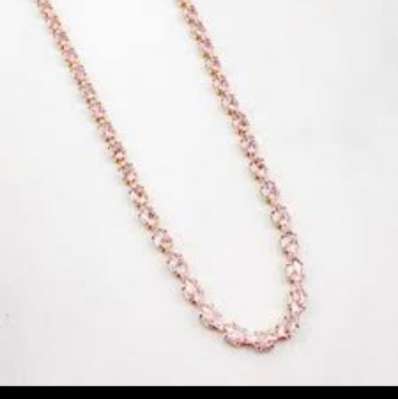 Treasure Jewels Jewelry - Treasure Jewels "Emily" Pink Crystal Necklace